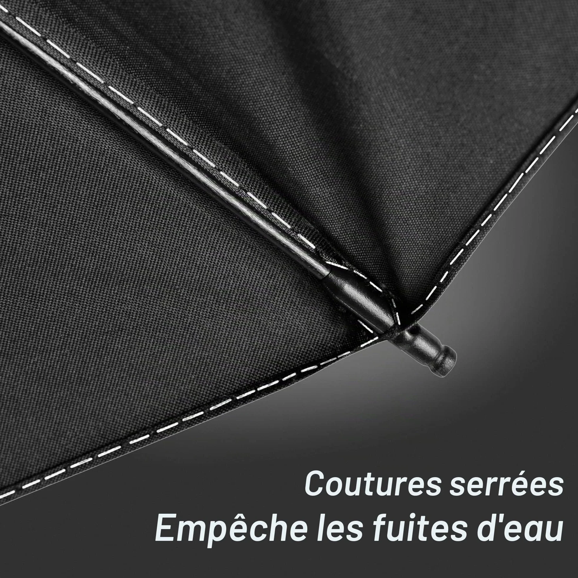 Parapluie Pliant inversé Compact Automatique Coupe-Vent Homme 210T 10 Sections