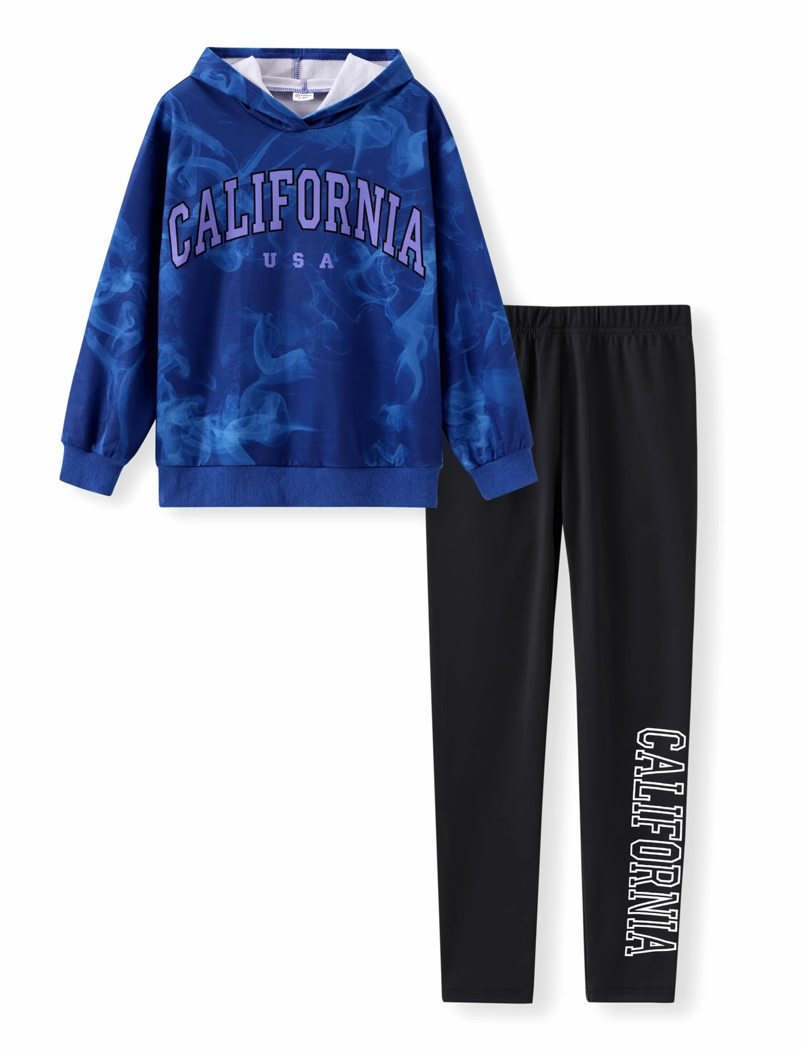 Ensemble jogging fille sweat à capuche leggings sport 5-14 ans 110-164 cm