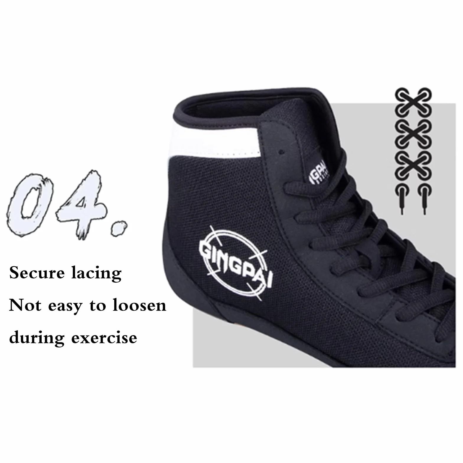 Chaussures De Lutte pour Femmes Homme Antidérapantes Résistantes à l'abrasion Taekwondo Boxe