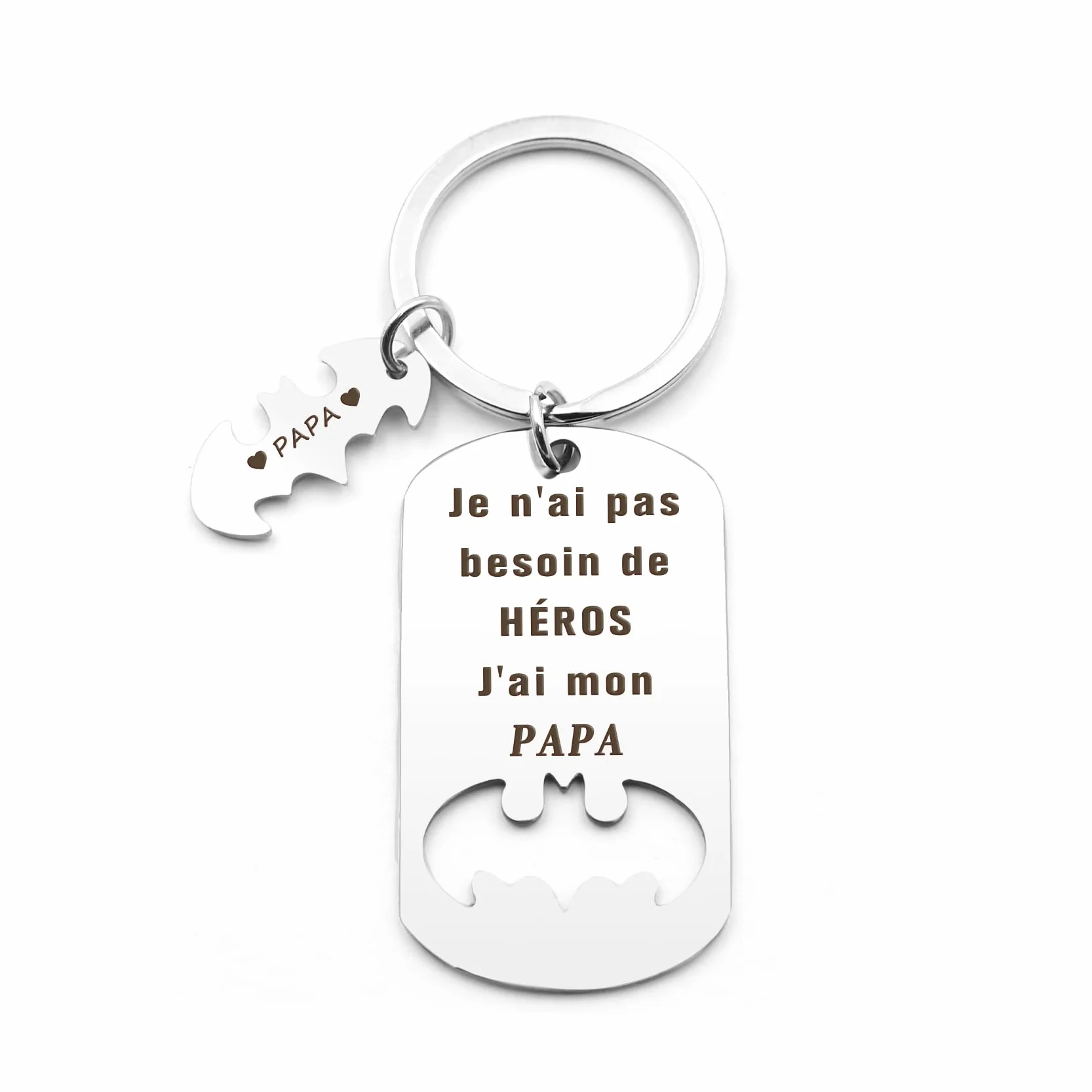 Porte Clef Papa Cadeau Pere Futur Papa Noel Beau Pere Don Jeune Meilleur