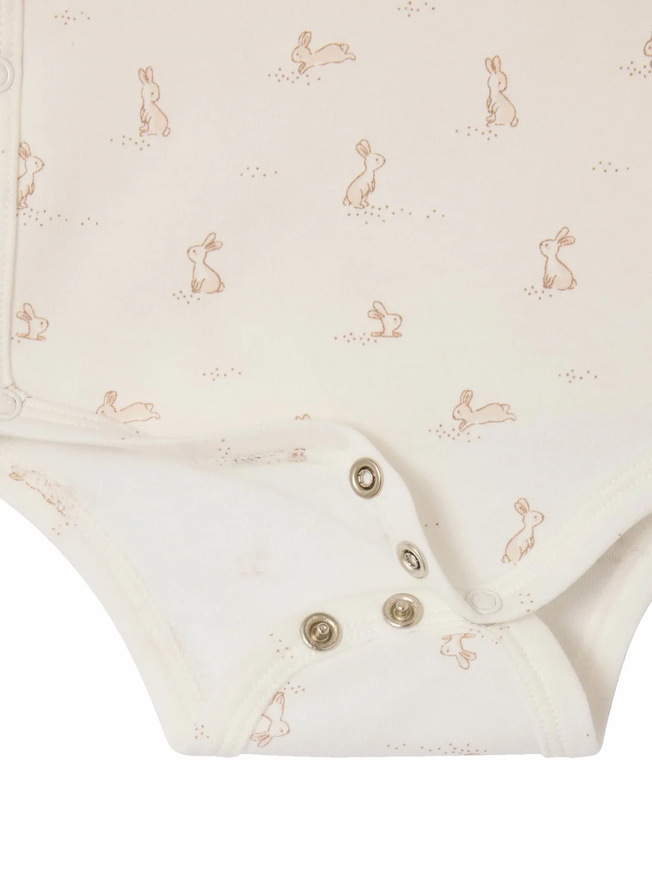 VERTBAUDET Lot 5 bodies bébé manches courtes lapin
