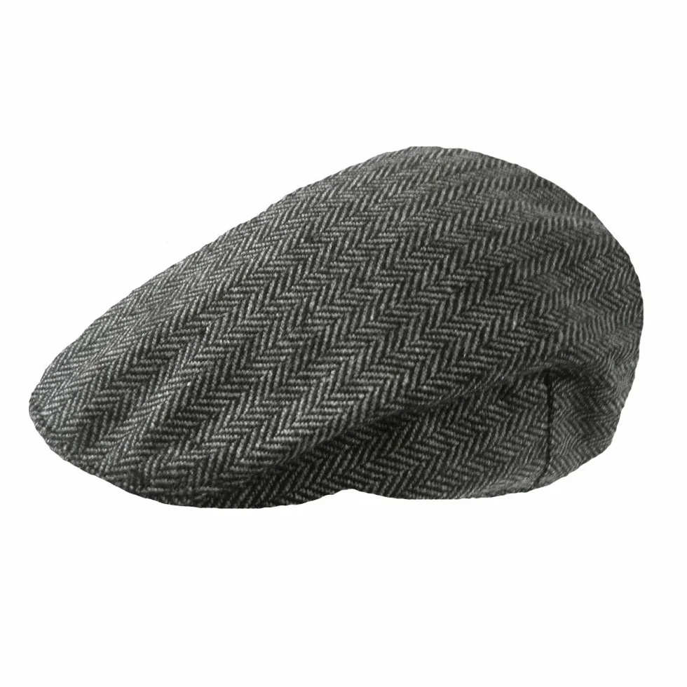 TOSKATOK Casquette Plate en Tweed pour garçons Taille Unique