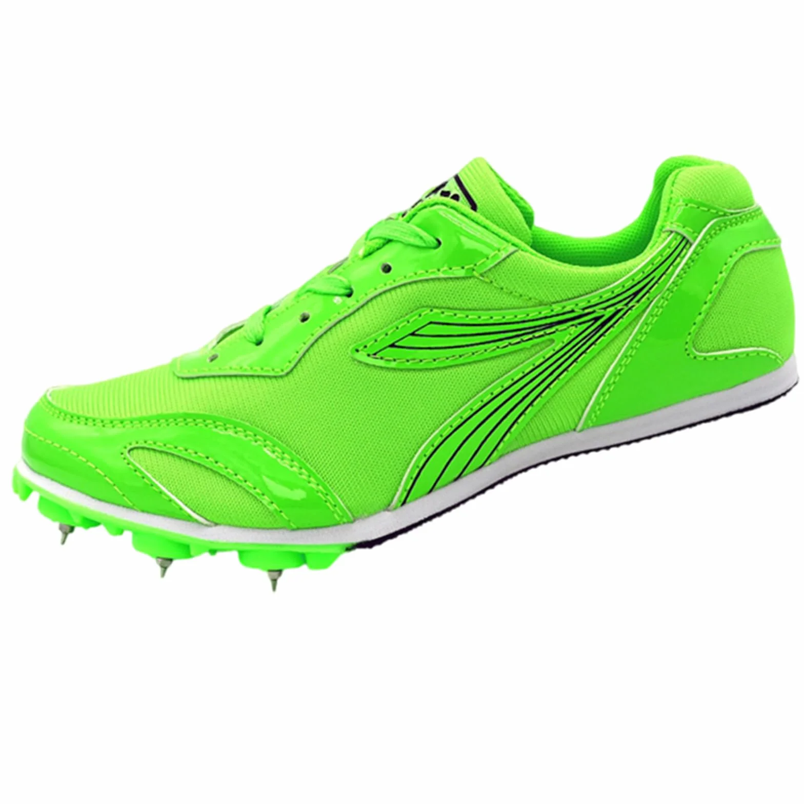 Chaussures d'Athlétisme à Pointes Unisexe Junior avec Crampons Antidérapantes pour Sprint