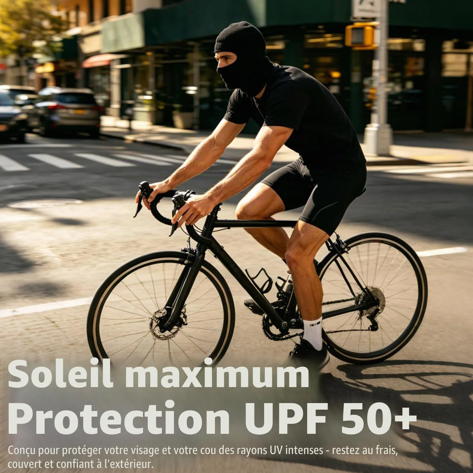 LONGKING Cagoule de Ski Protection UV Coupe Moto Snowboard Cyclisme Sports de Plein Air