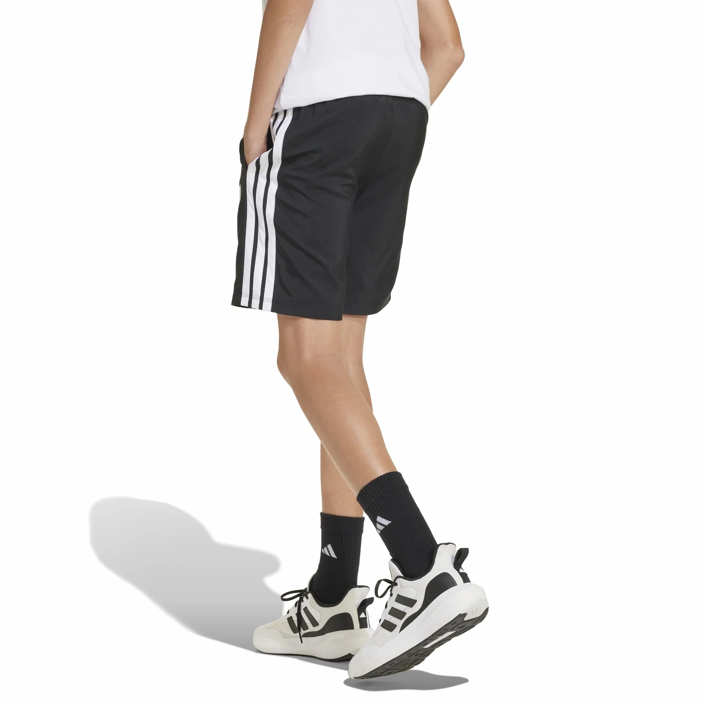 Adidas Essentials Climacool Stripes Short Hybride Mixte Enfant