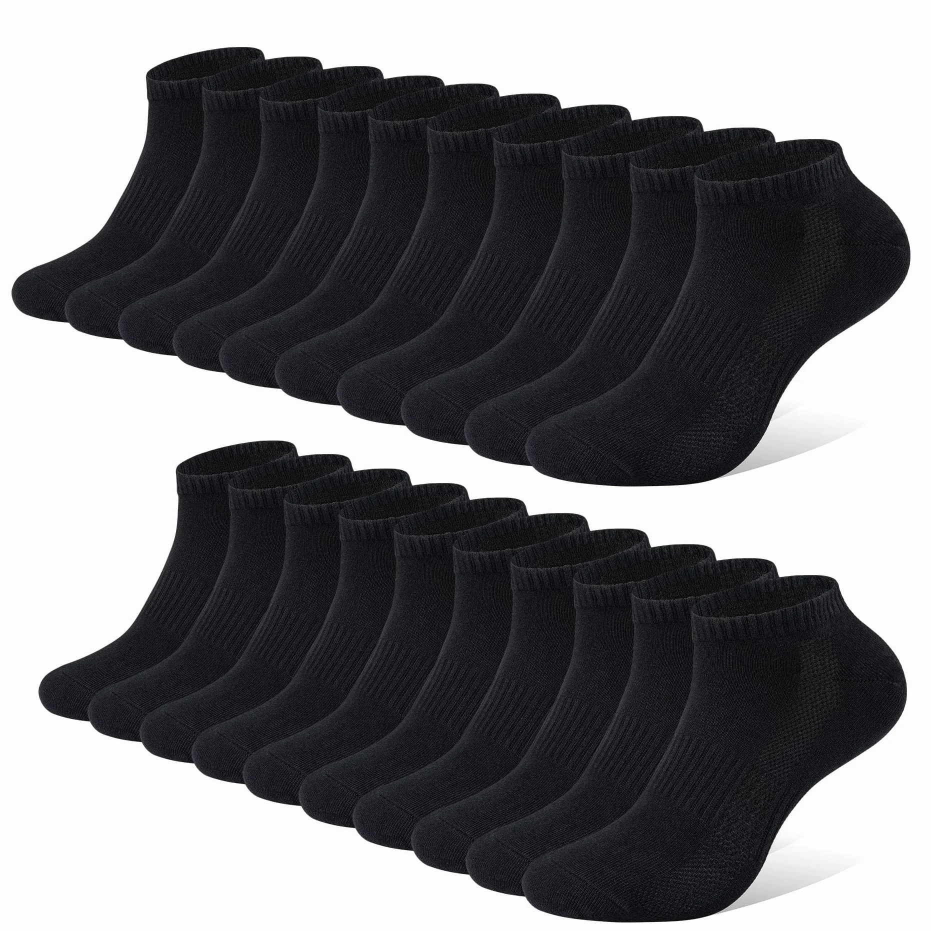 FALARY Chaussettes de Sport Coton 10 Paires Hommes Femme