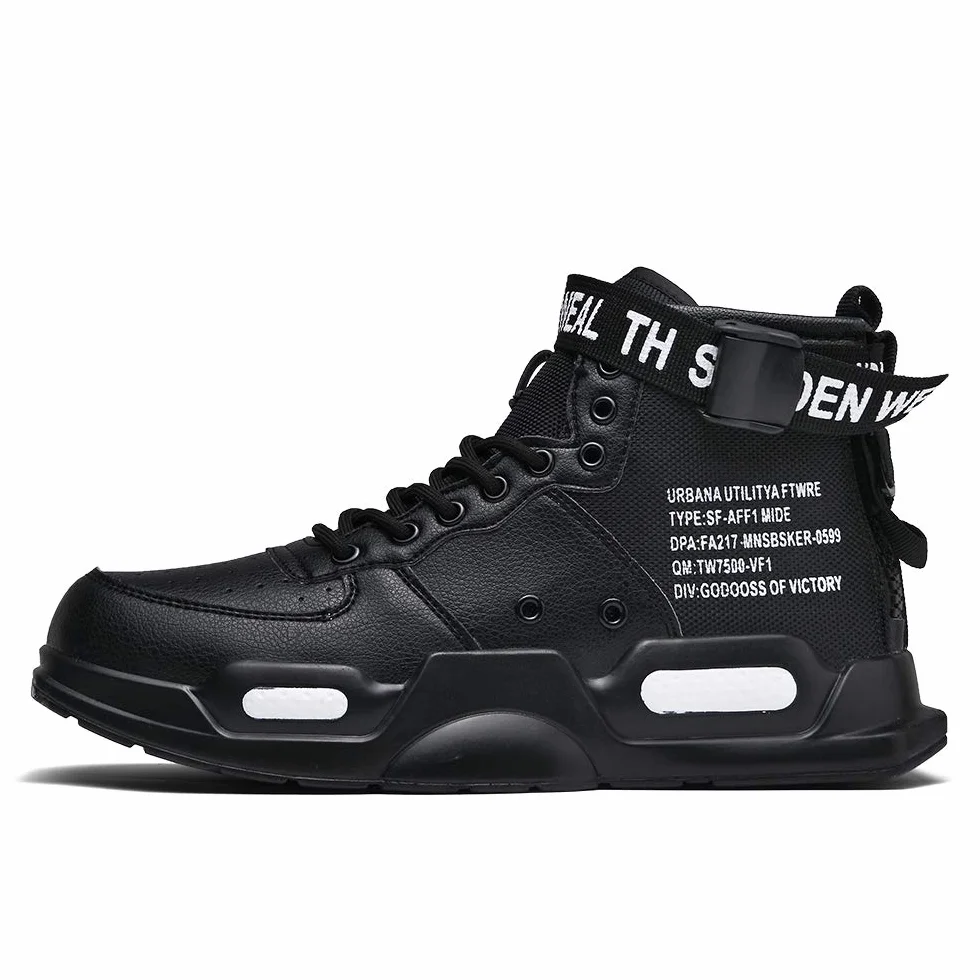 FUSHITON Baskets Mode Hommes Chaussures Montantes Course Marche Sport