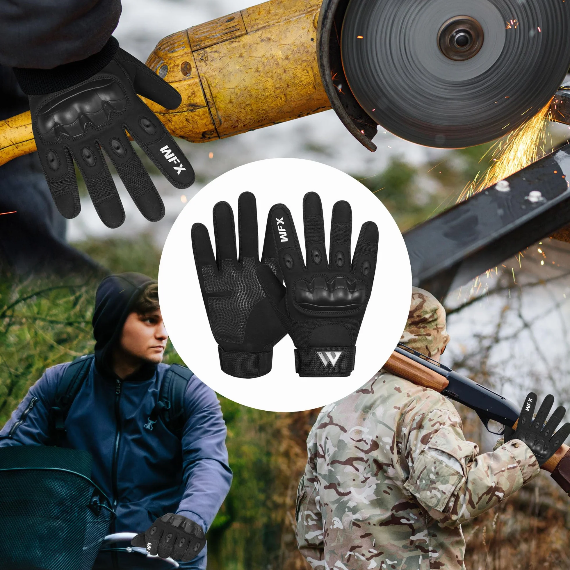 WFX Gants de moto écran tactile Respirants pour équitation course route motocross