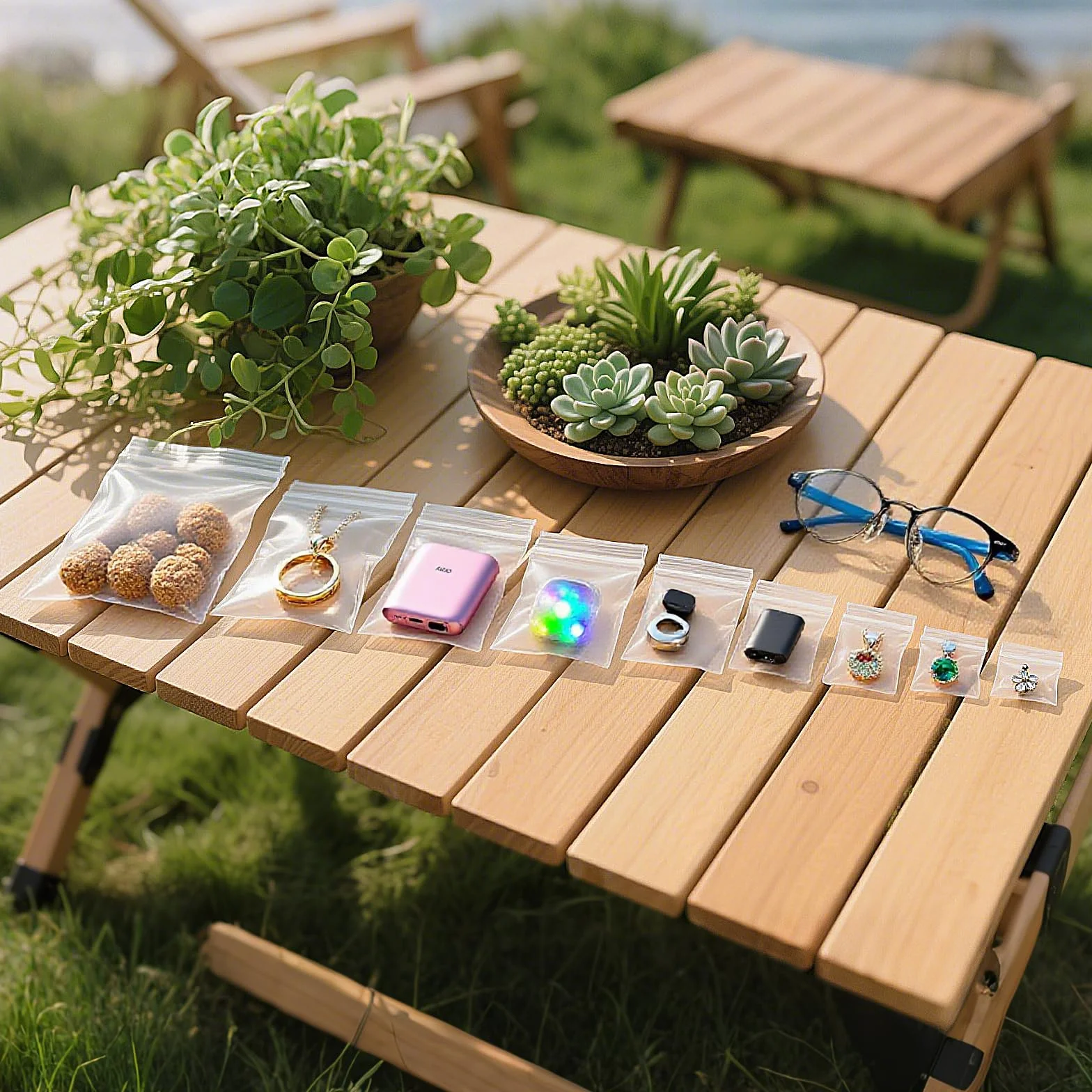 Sachets Zip Transparent 8x12 cm 200 Pièces Refermables pour Bijoux