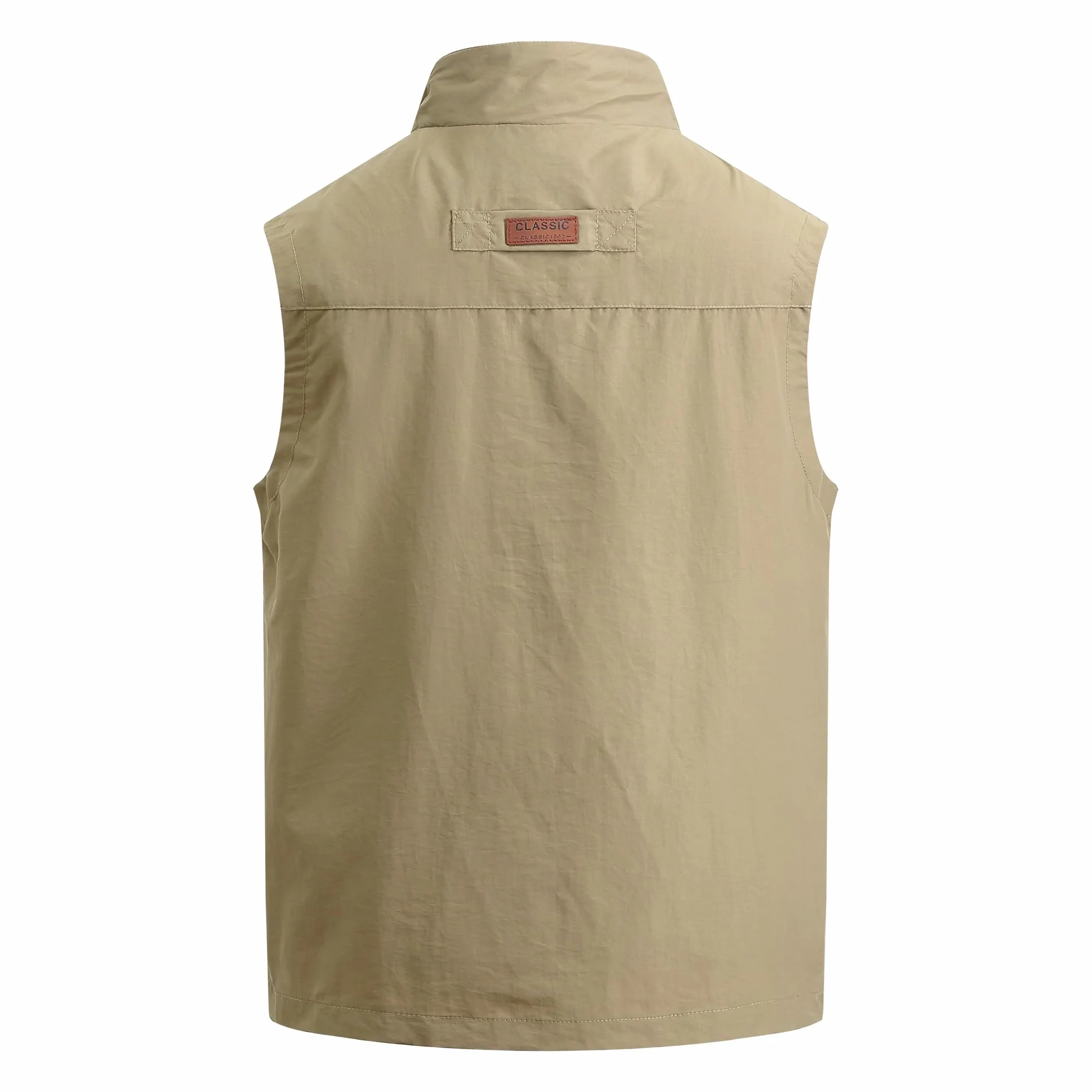 Gilet Multi-Poches Léger Respirant pour Pêche Plein Air Chasse Camping Photographie