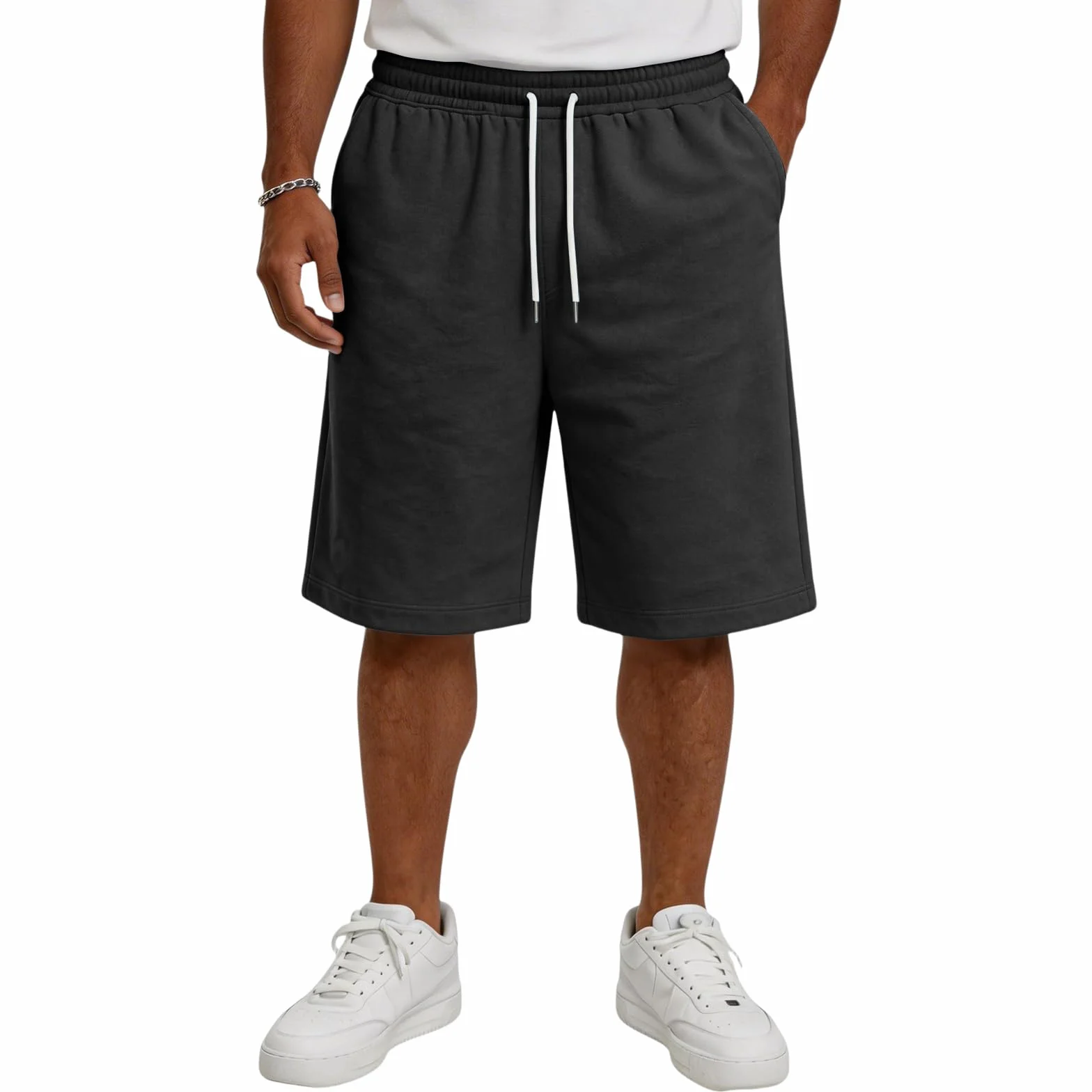 MOKBAY Bermuda Homme Baggy Mode Été Randonnée Short Homme Running Leger Course Travail Pantalon Court