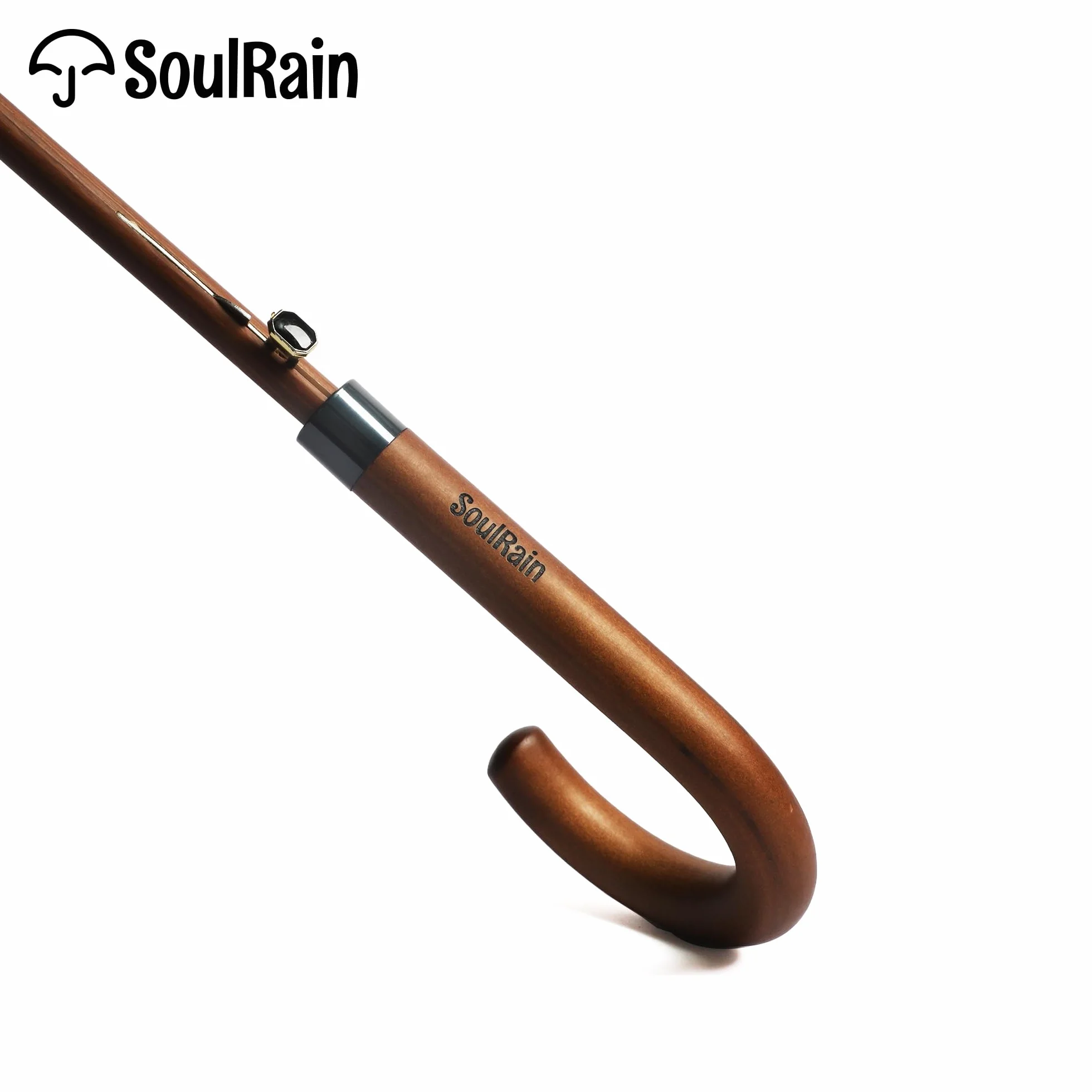 SoulRain 48 poignée en bois classique ouverture automatique pare-chocs séparé