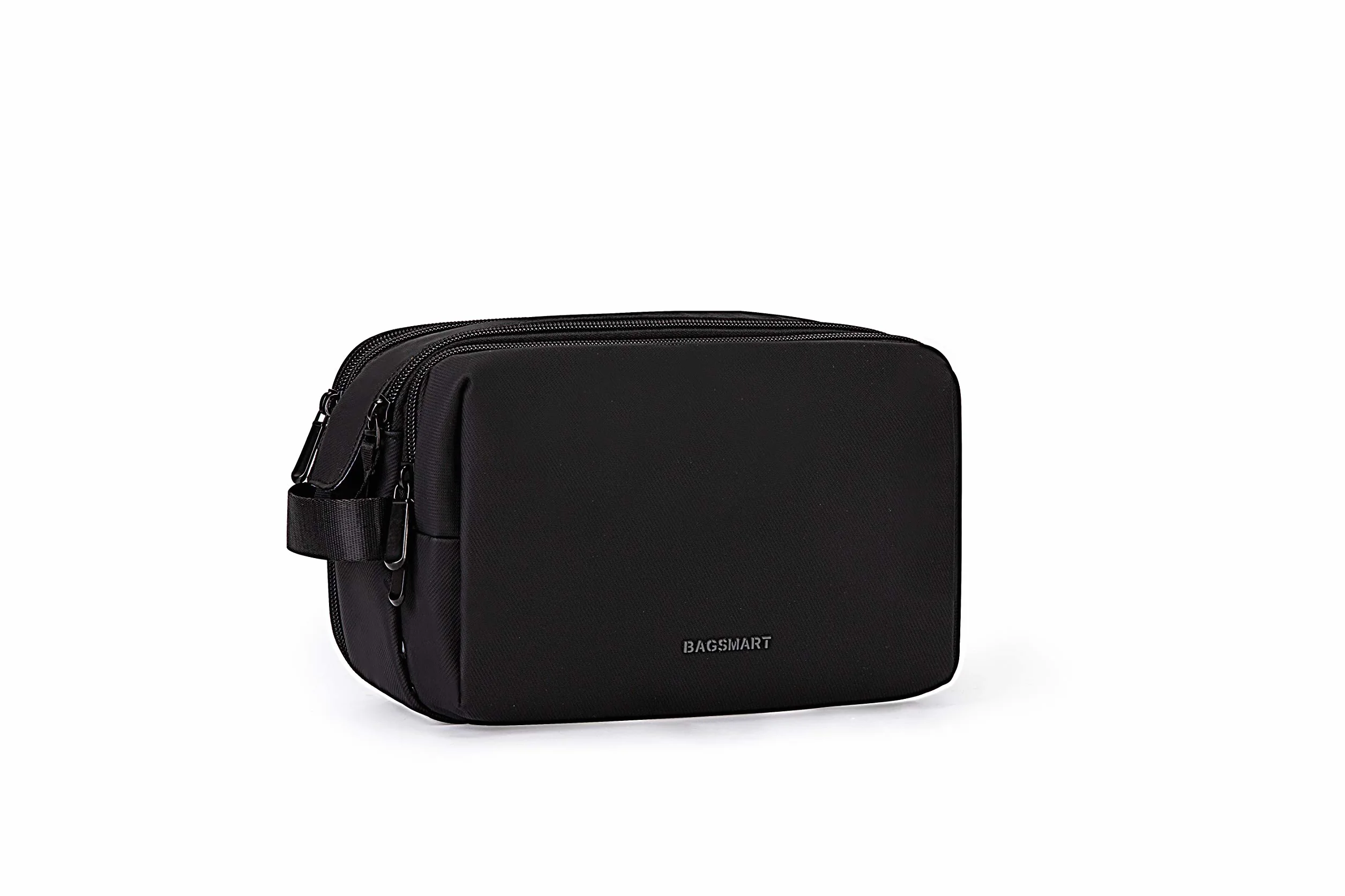 BAGSMART Trousse de Toilette Homme Voyage Imperméable Sac de Rasage Noir