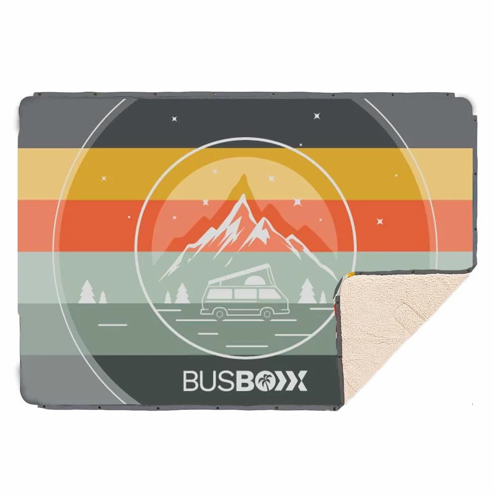 VOITED Bus-Boxx CloudTouch Couverture de camping 4 en 1 imperméable matériaux recyclés Explore