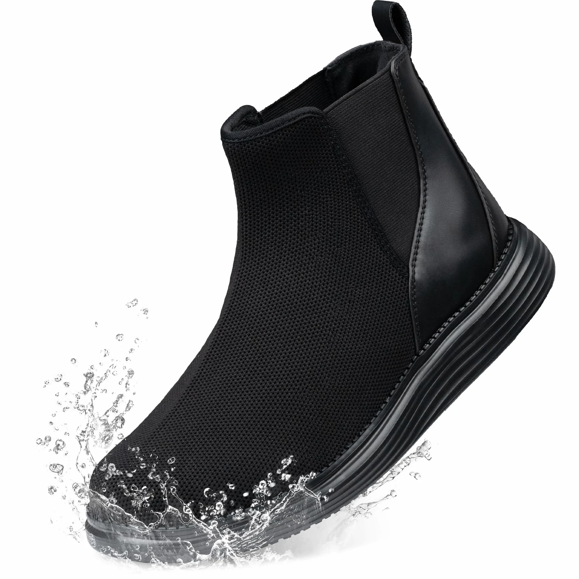 Femme imperméables Chelsea Bottes Cheville Orthopédiques Bottines Confort