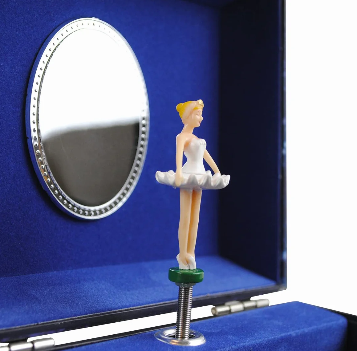 TROUSSELIER Grande Boîte à Bijoux Musicale Phosphorescente Danseuse Etoile Vanity Case Coffret Bijoux Fille Cadeau Anniversaire Noel