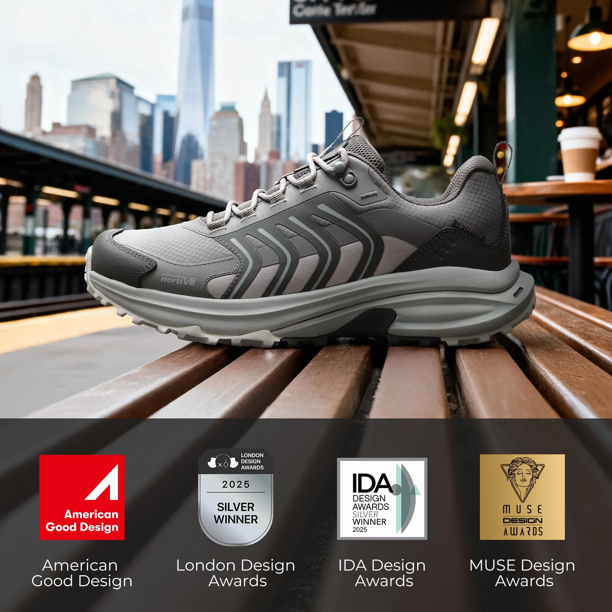 NORTIV 8 Chaussures De Randonnée Imperméables pour Hommes Légères Plein Air